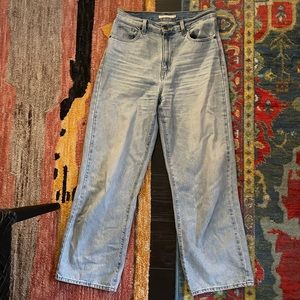 Levi’s high waisted straight jean